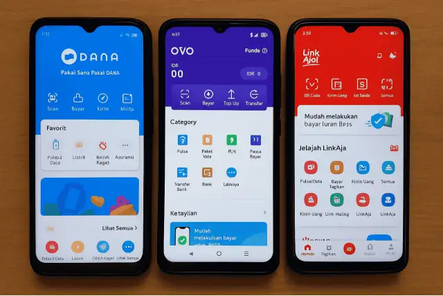 Perbedaan antara Dana OVO dan LinkAja